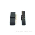 2.54mm 암 헤더 이중 행 스트레이트 22P